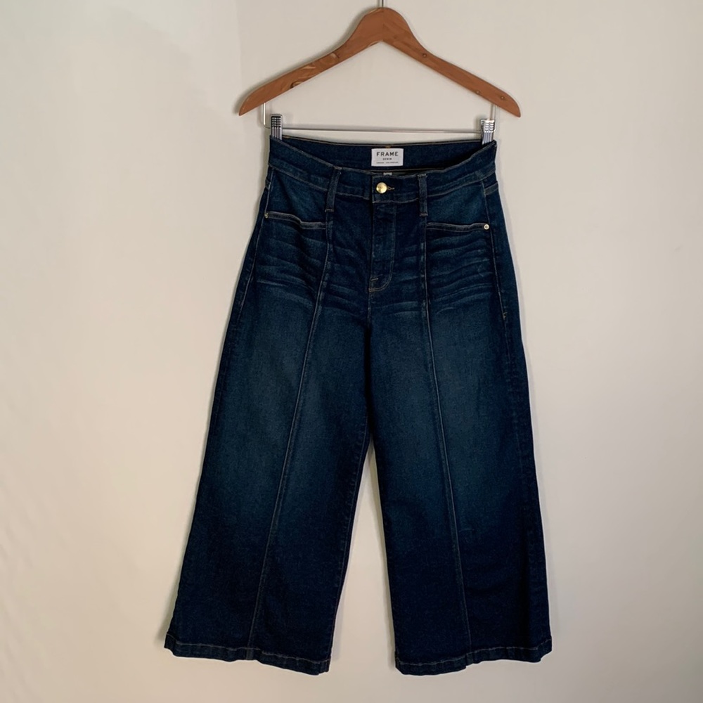 FRAME ~ Le Vintage Crop High Rise Wide Leg Jeans